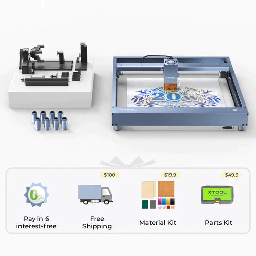 xTool D1 Pro Bundle: Laser Engraver + Accessories – Valley Forge Machines