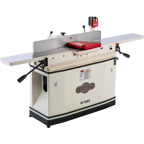 Shop Fox - 8" x 76" Parallelogram Jointer with Helical Cutterhead & Mobile Base